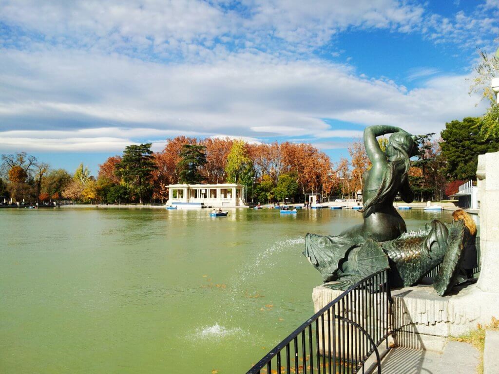 Retiro park in Madrid