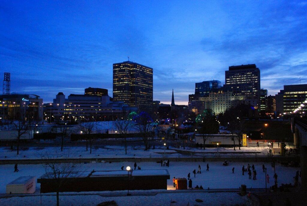 In Ottawa in winter